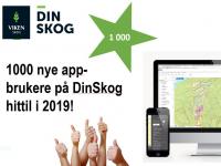 1000 nye DinSkog-brukere!