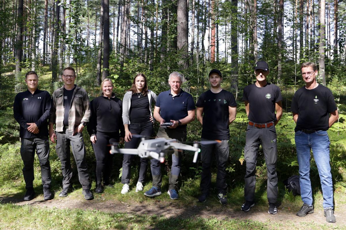 Dronen skogbrukslederne bruker