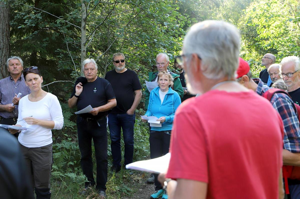 Naturtypekartlegging var tema da Eiker skogeierlag inviterte skogeiere og representanter fra skogeiersamvirkene til skogs