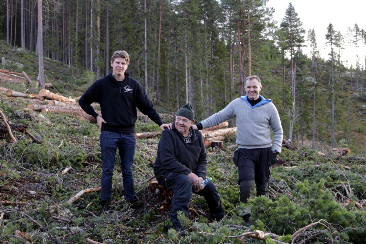 Eivind, Sverre og Torgeir Gullingsrud