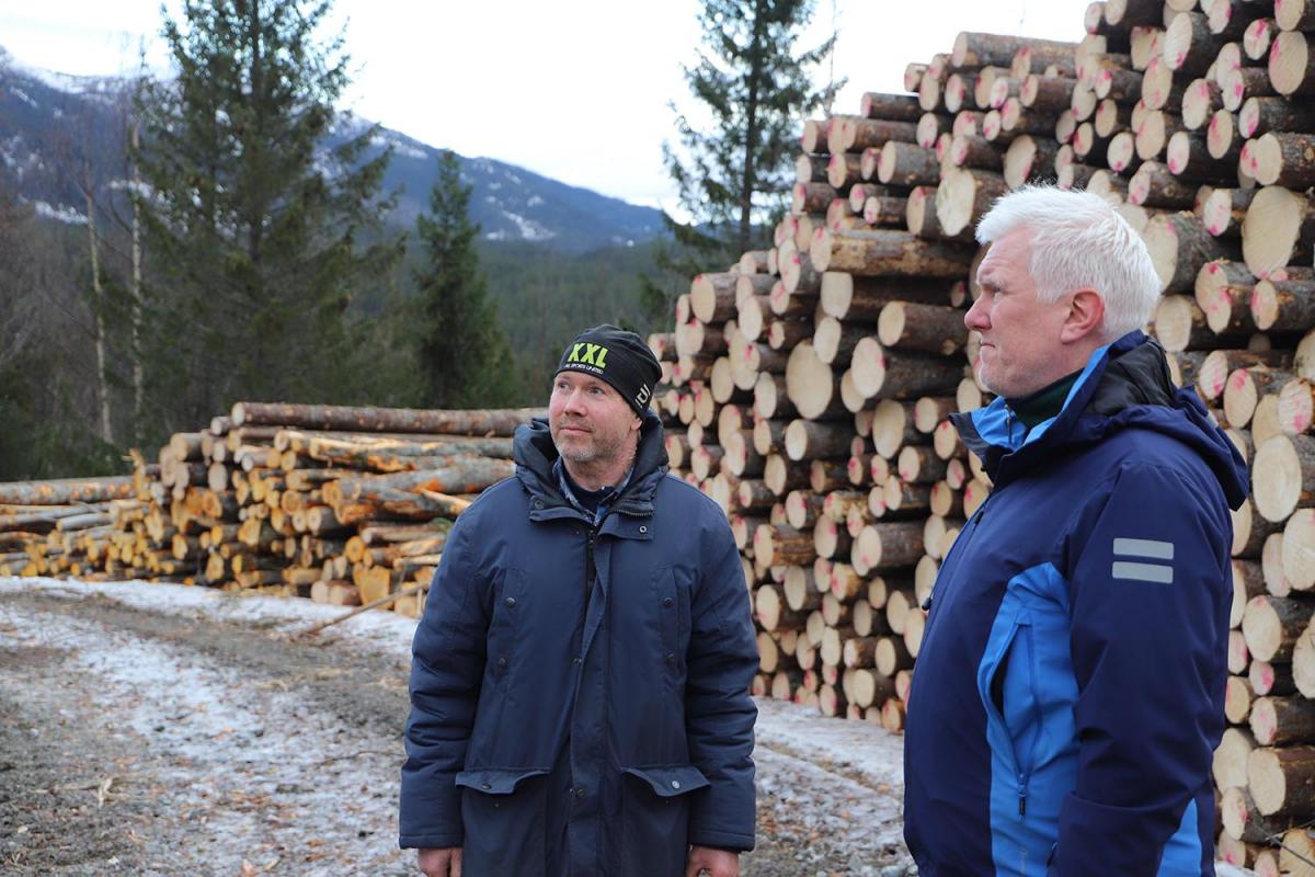 Skogeierne Stein Ole Vrenne og Lars Fullu