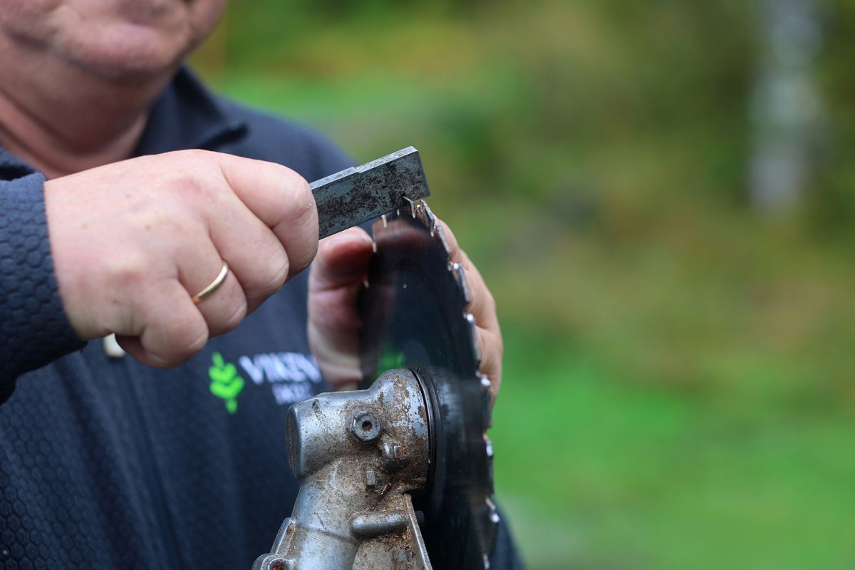 Vigging sørger for at sagbladet gjør en bedre jobb