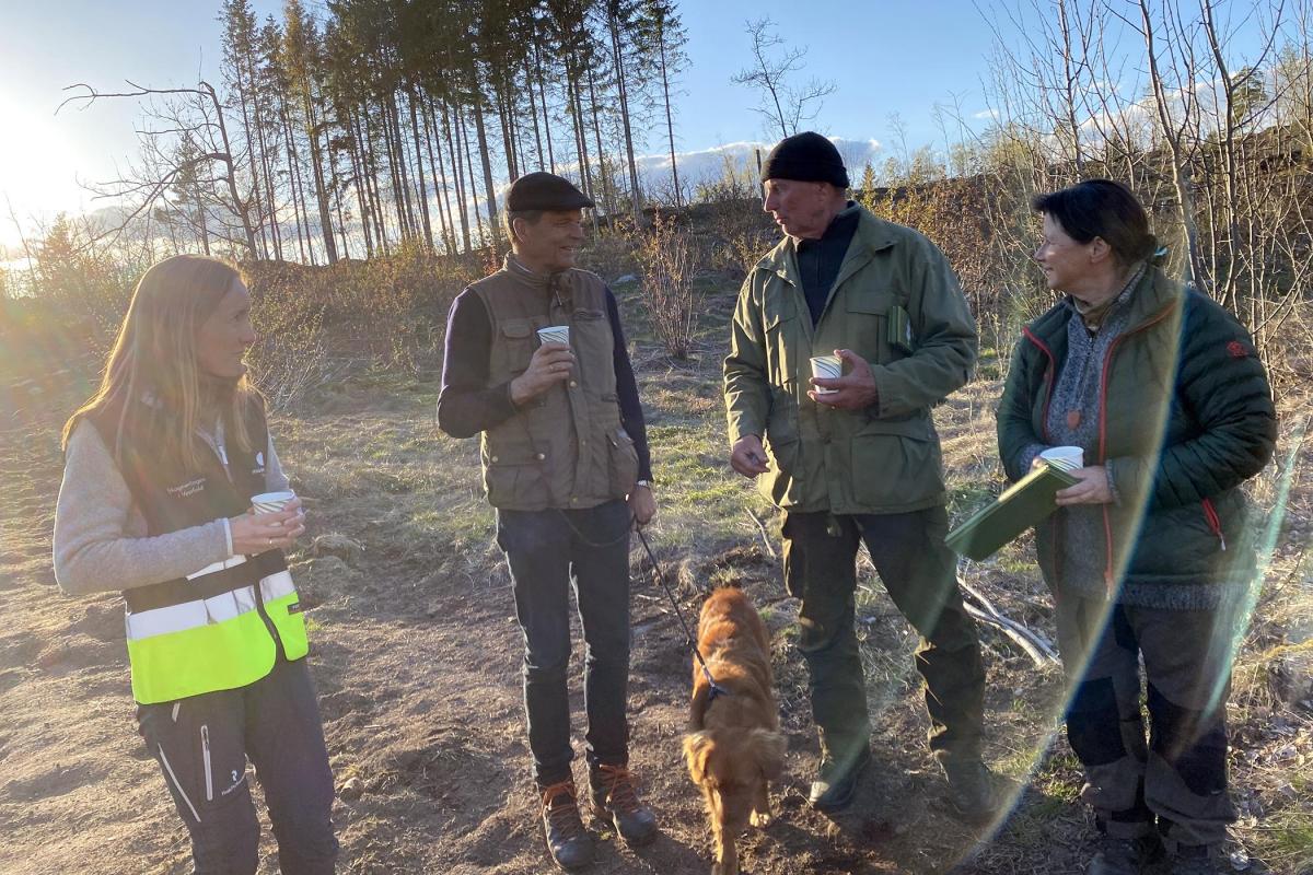 Ingrid, Knut Ivar, Joppe, Svein og Gørli