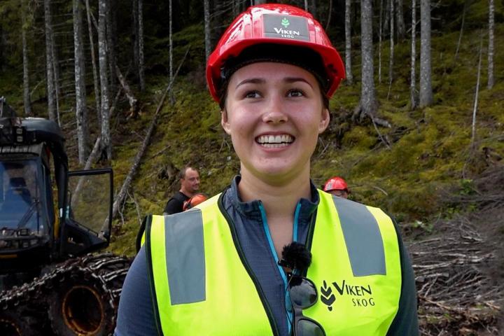 Sofia: – Jeg har ønsket å bli skogbruksleder helt fra jeg var liten!