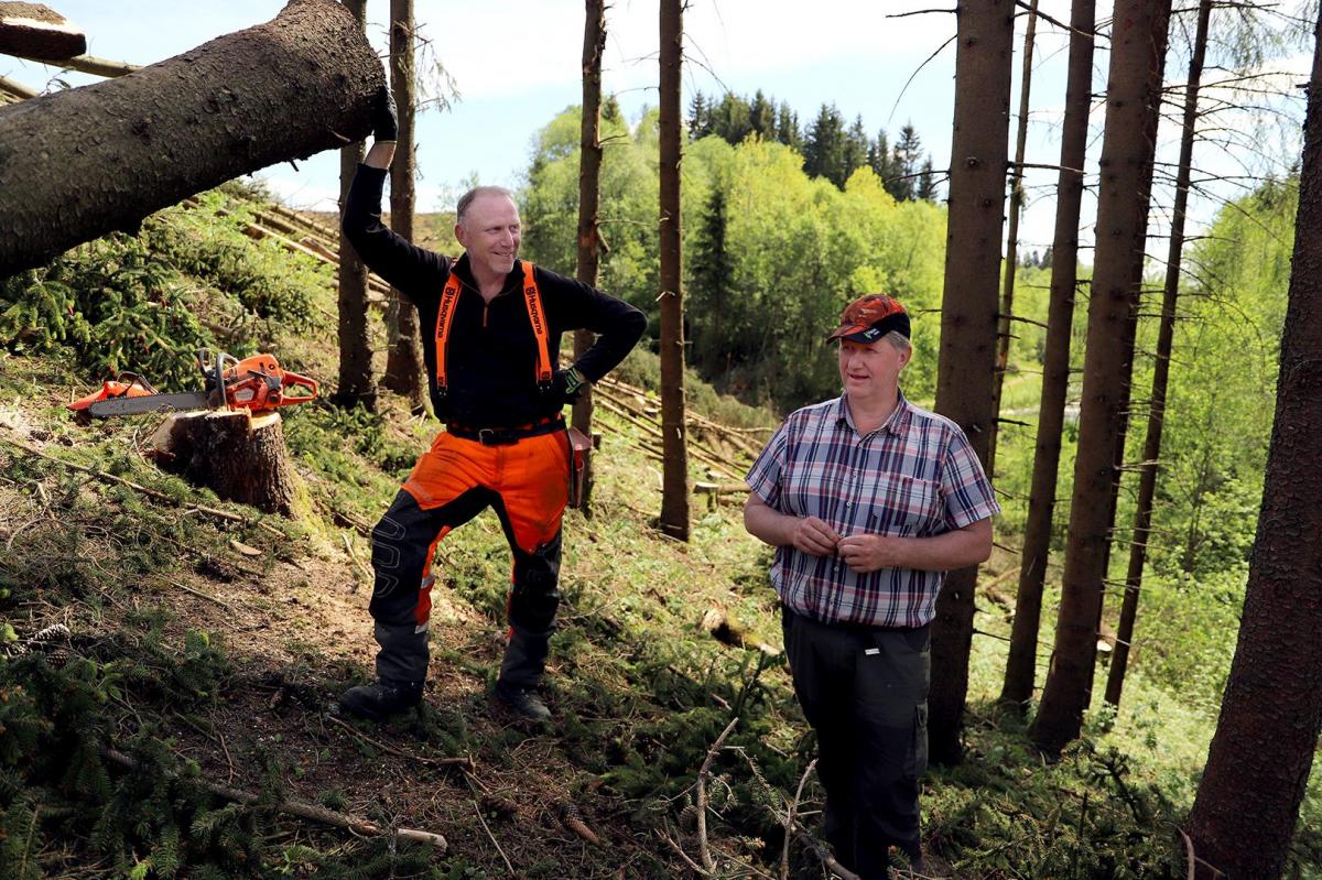 Brødrene Åsmund og Øyvind Stigen