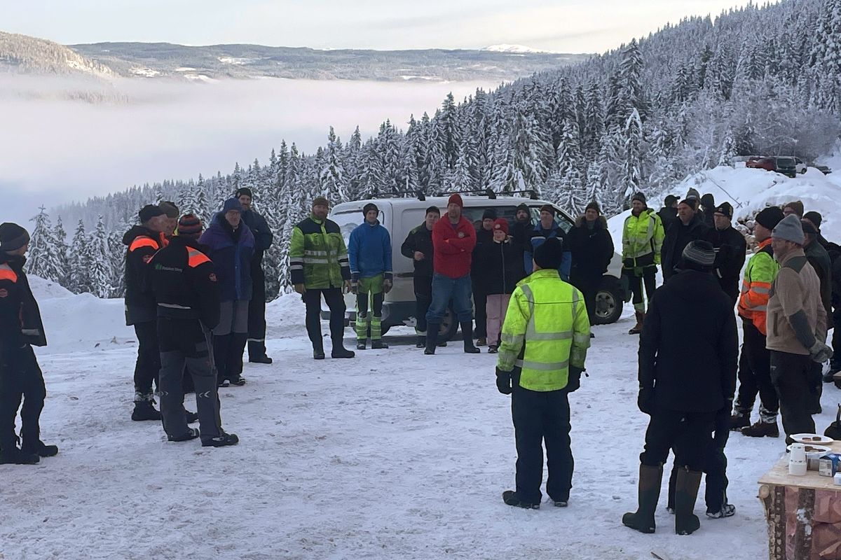 Møte med demonstrasjon av taubanedrift i Nord-Aurdal lørdag 17. januar