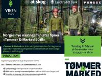 Norges nye næringsminister kommer til "Tømmer & Marked"