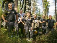 På «vakt» i skogen