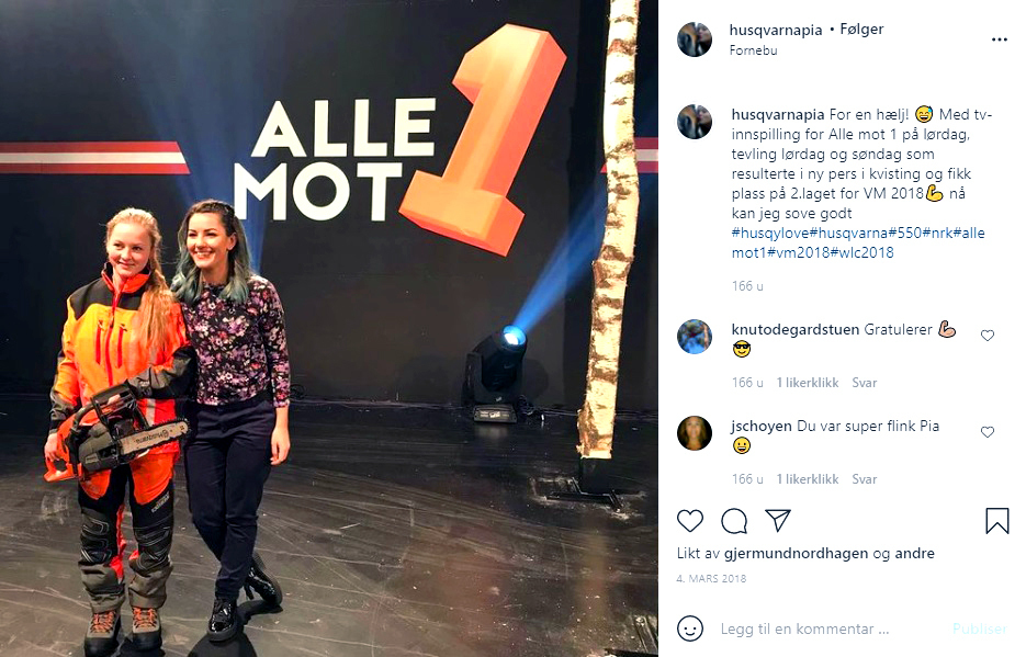 Pia Schøyen i Alle mot 1